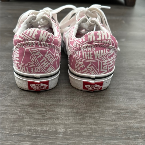 Vans Pink Graphic Old Skool Sneakers Womens Size 6.5 - Picture 7 of 8